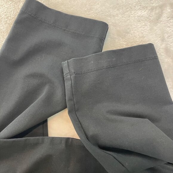 Zenergy Tummy Control Leggings Women's Size 12 Black Cropped High Waist Cotton - Picture 7 of 12